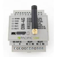 DIN-4G-AC 230V 4G LTE SMS Controller with Battery Backup
