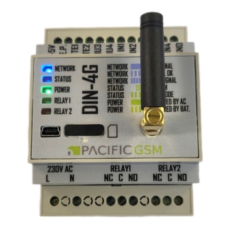 DIN-4G-LTE SMS Controller 230V 